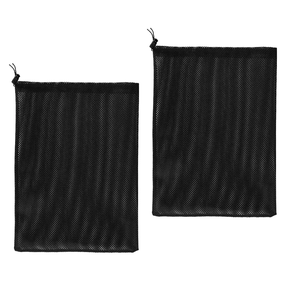 

2 Pcs Pond Pump Filter Bag Mesh Drawstring Water Fountain Fish Tank Aquarium Pool Debris Protection Durable Long Use