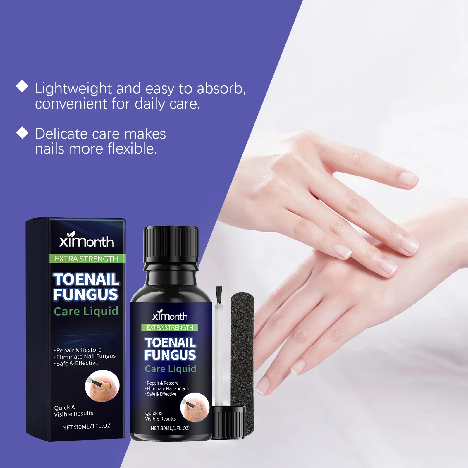 Foot Treatment Solution Professional Toe Nails Repair Nail Care Solution for Toenail