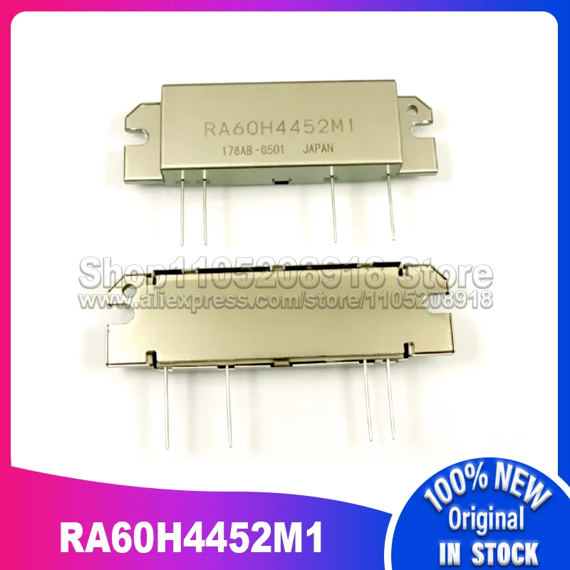 

1PCS/LOT RA60H4452M1 Two-stage UHF RF power amplification module, rated output 60W 100% New Spot stock