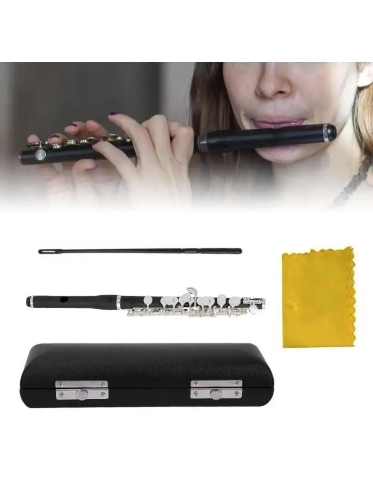 

of C Flute with Case and Cleaning Cloth Parts for Beginner Kids