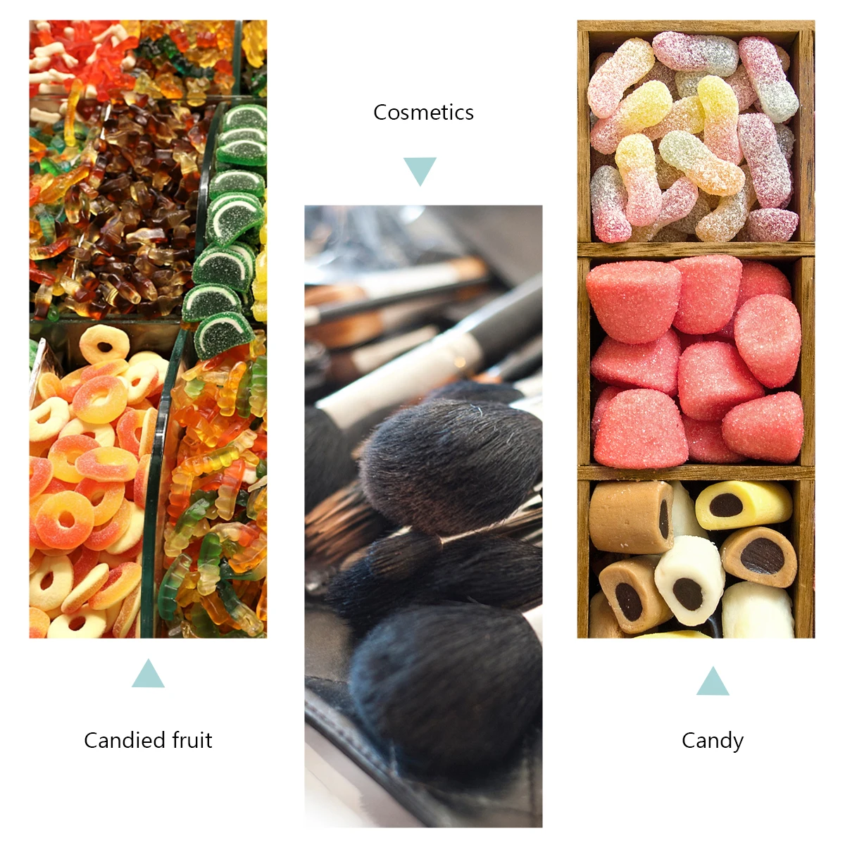 

Plastic Storage Box Household Containers Food Candied Fruit Desktop Organizer Sundries Holder Simple Design Colorful Texture