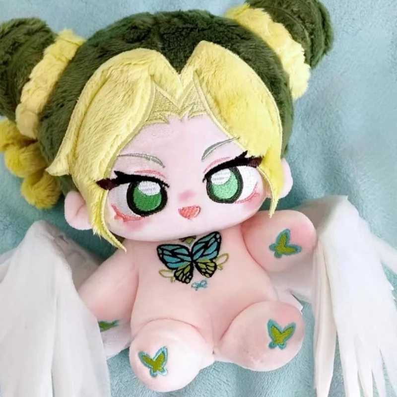 20cm JoJo's Bizarre Adventure Jolyne Cujoh Anime Figures Plush Cosplay Dress Up Cotton Doll Toys for Kids Birthday Gift Mascot