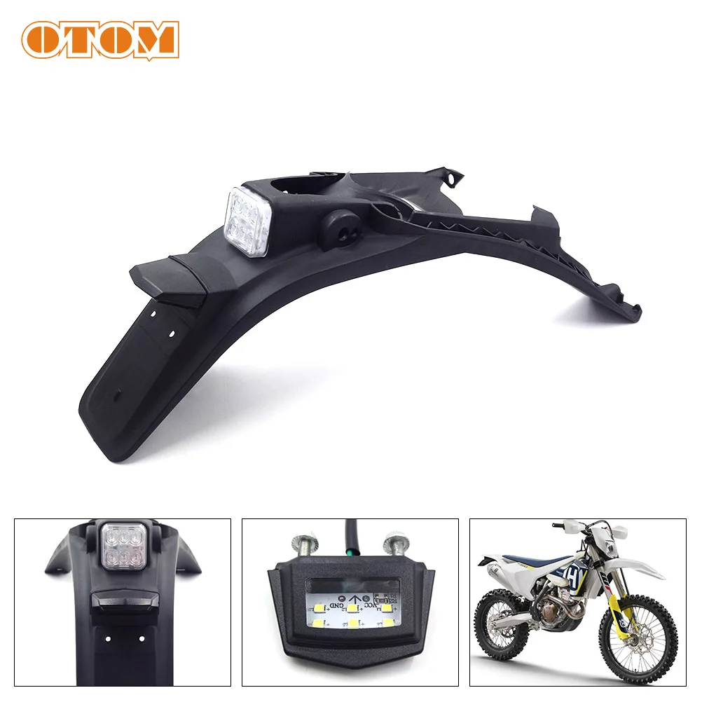 OTOM moto LED luce targa fanale posteriore parafango posteriore supporto parafango montaggio staffa per HUSQVARNA FC FE FX TC TE