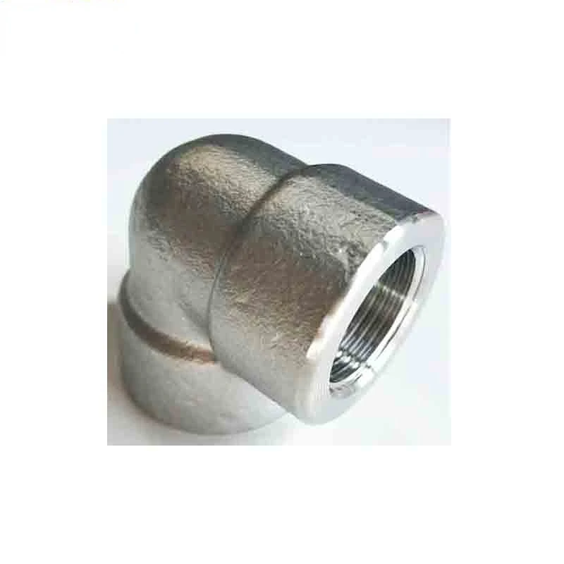 Forged Pipe Fitting Stainless Steel 304 DN50 2000# Thread Elbow
