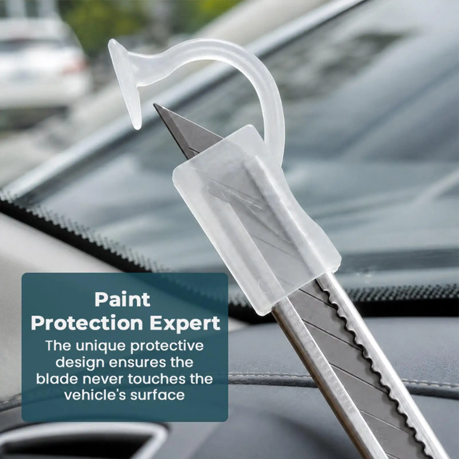 Car Wrap Cutter Guard Scratch-Resistant Precision Clings Applicator Car Wrap Cutting Tool Guard for Vehicle Sedan SUV RV Truck