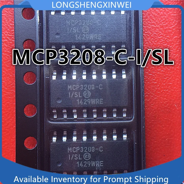 1PCS MCP3208-C-I/SL… - image