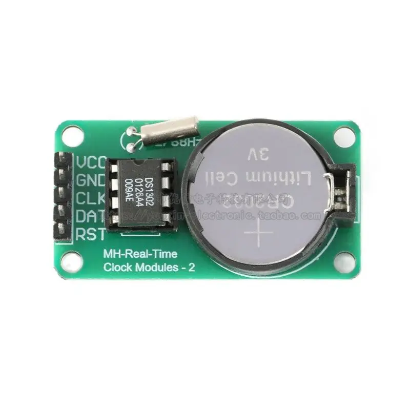DS1302 Real-Time Clock Module RTC Power down Time Travel SCM Expansion for DIY Electronics