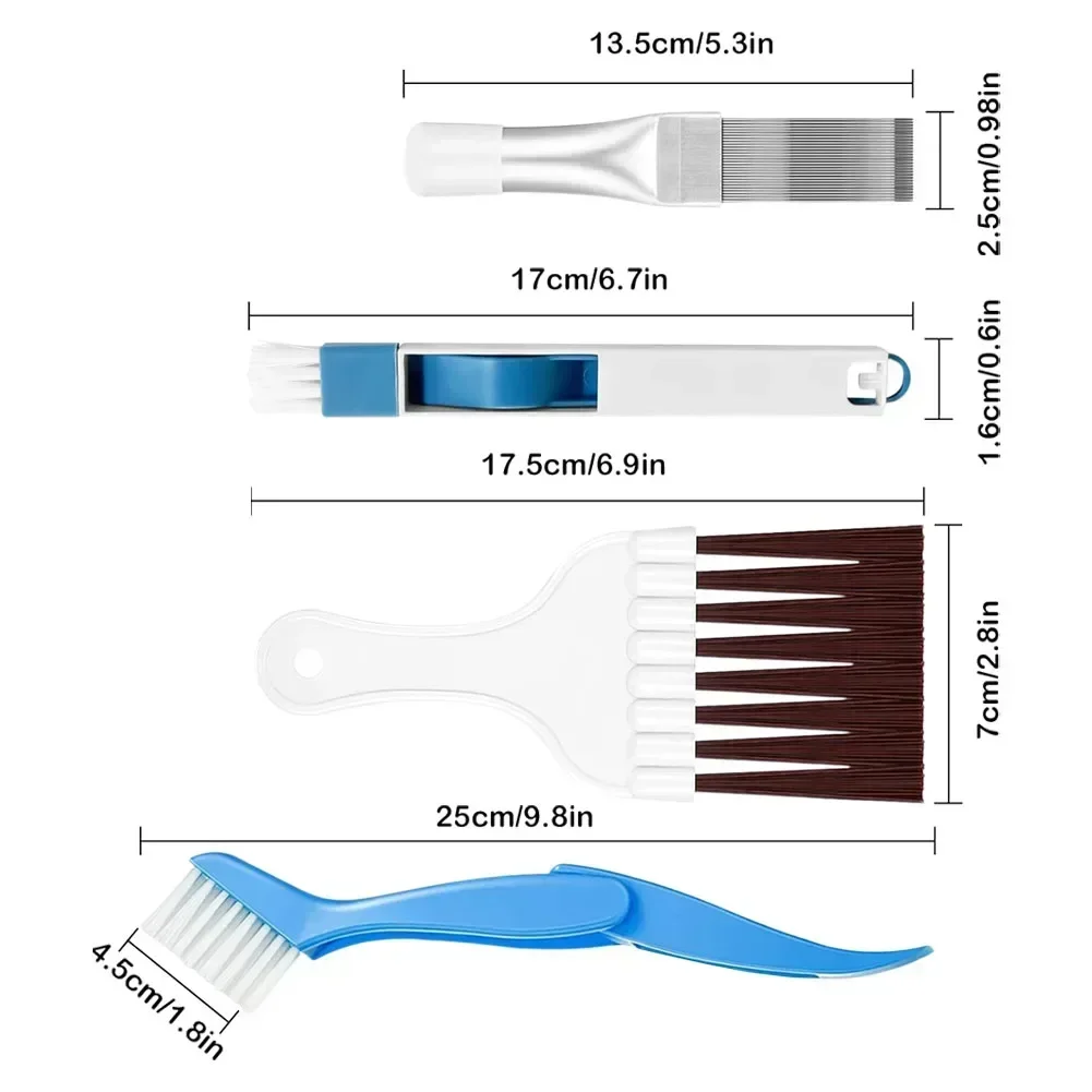 Cepillo para quitar el polvo, cepillo para aire acondicionado, solución de limpieza integral, eliminación eficiente del polvo, manipulación Flexible
