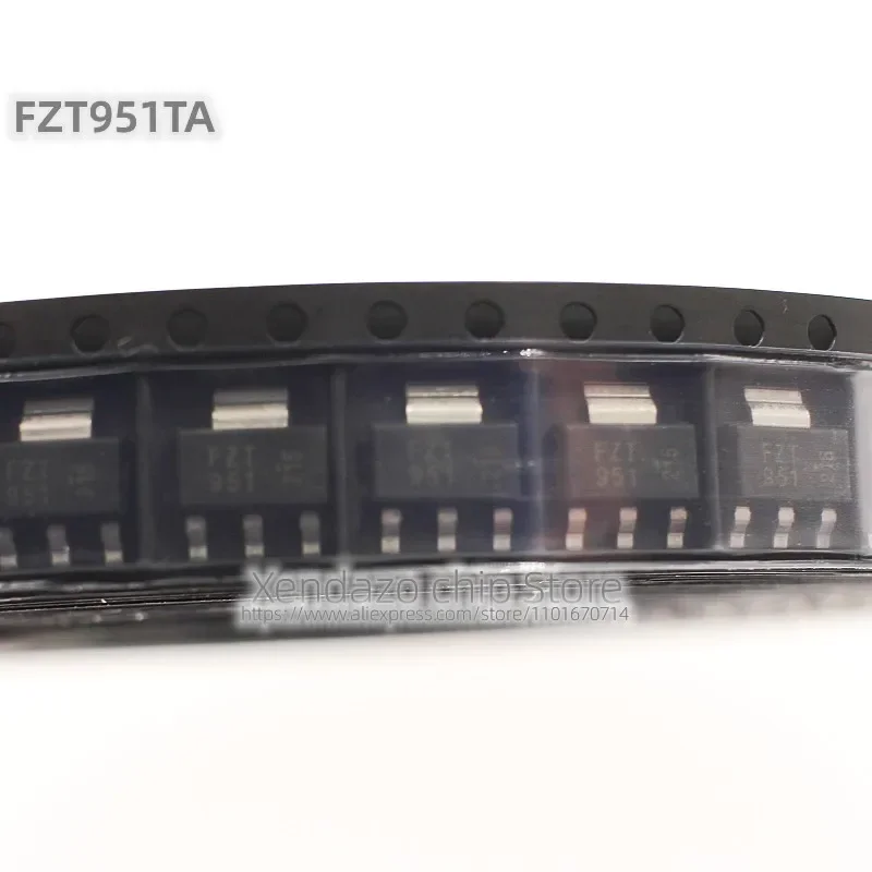10pcs/lot FZT951TA FZT951 FZT 951 SOT-223 package Original genuine Bipolar transistor