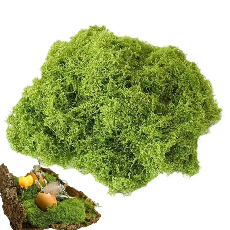 Fairy Grass Lawn Miniature Ornament Wool-Like Decorative Moss Artificial Moss Fake Moss For Moss Walls Glass Aquarium Moss Moss