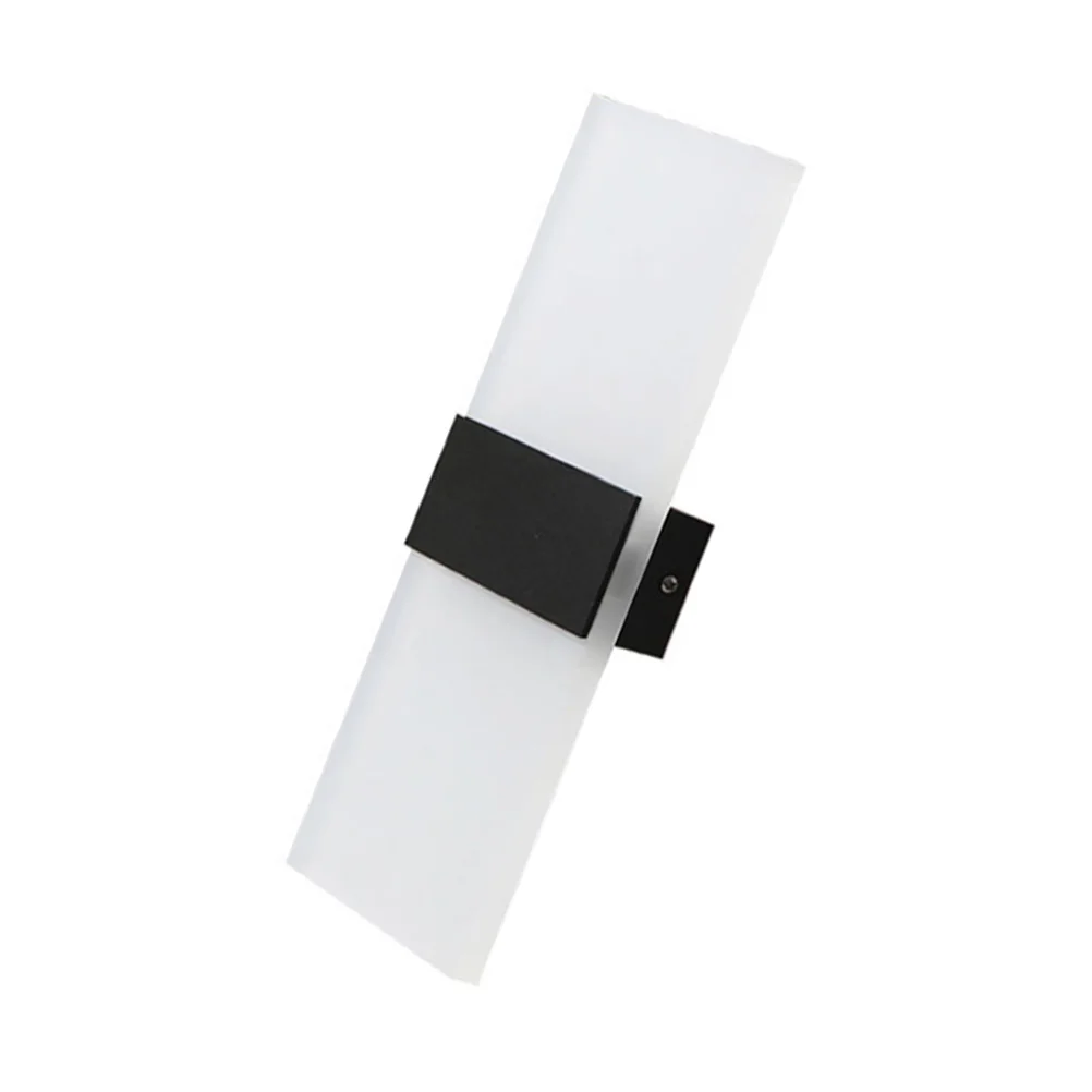 

Modern Led Wall Lamp Creative Indoor Light Home Bedroom Living Room Decorative Lighting Fixture Stylish Black White Light