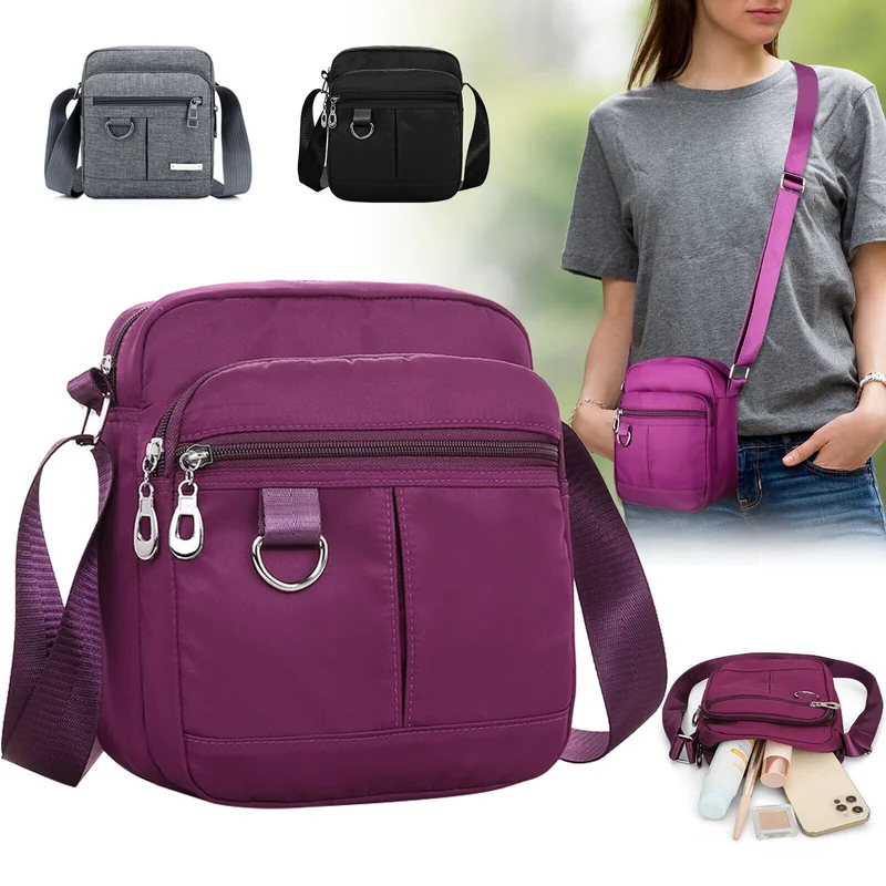 

Waterproof Messenger Cross Body Ladies Handbag Shoulder Bag Womens Large Purse
