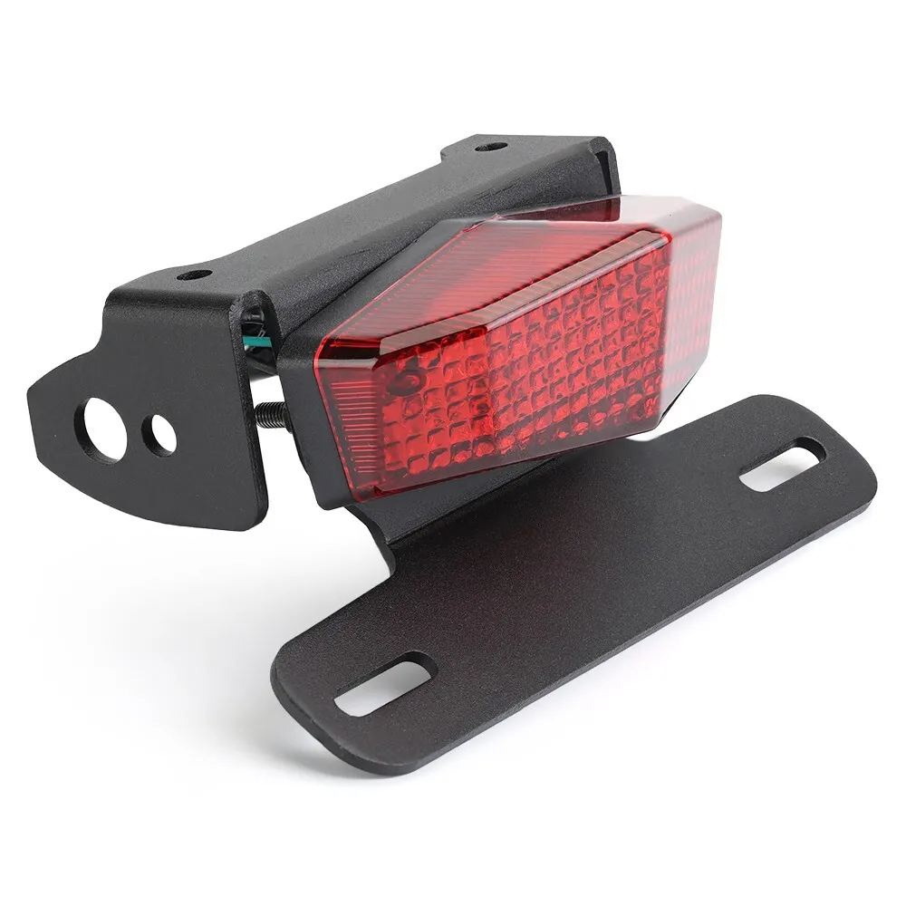 

License Plate Holder Cnc Bending Led Light Motorcycle Tail Tidy High Temperature Painting License Plate Bracket For Suv Off-Road