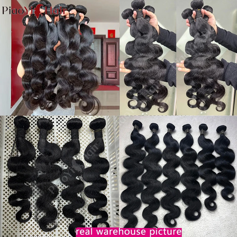 Paquete de cabello humano Body Wave con cierre 4x4/5x5, 100% crudo, tejido, con raya al medio 2x6 y encaje 3