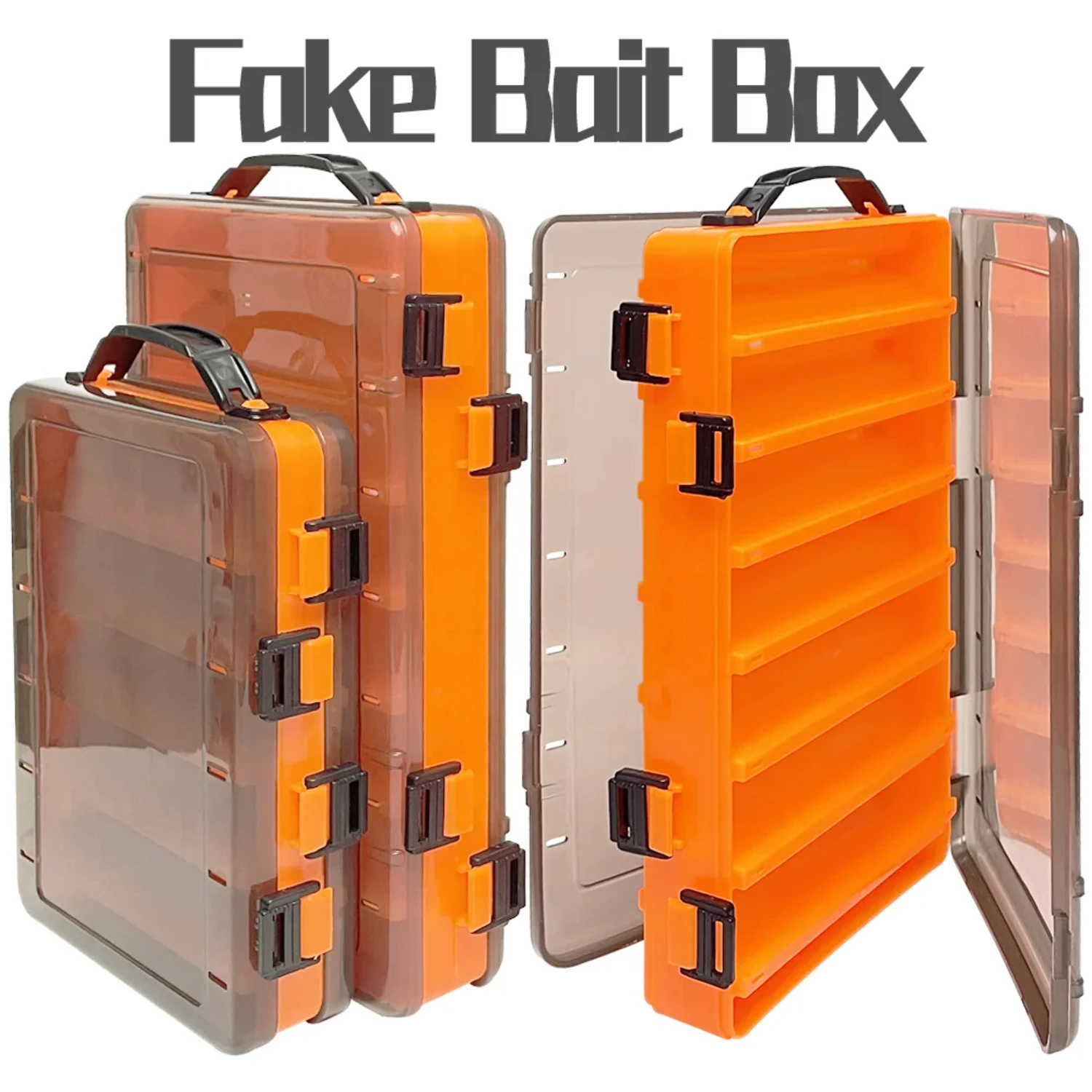 

Double-sided Lure Box Double-layer Tool Box Hard Bait Box Accessories Box Wooden Shrimp Box Minnow Pencil Fish Lure Box