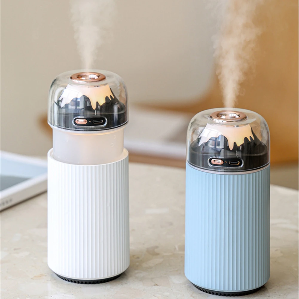 300ML Wireless Air Humidifier Mini Portable Mist Maker USB Rechargeable Ultrasonic Cool Water Aroma Diffuser with LED Light