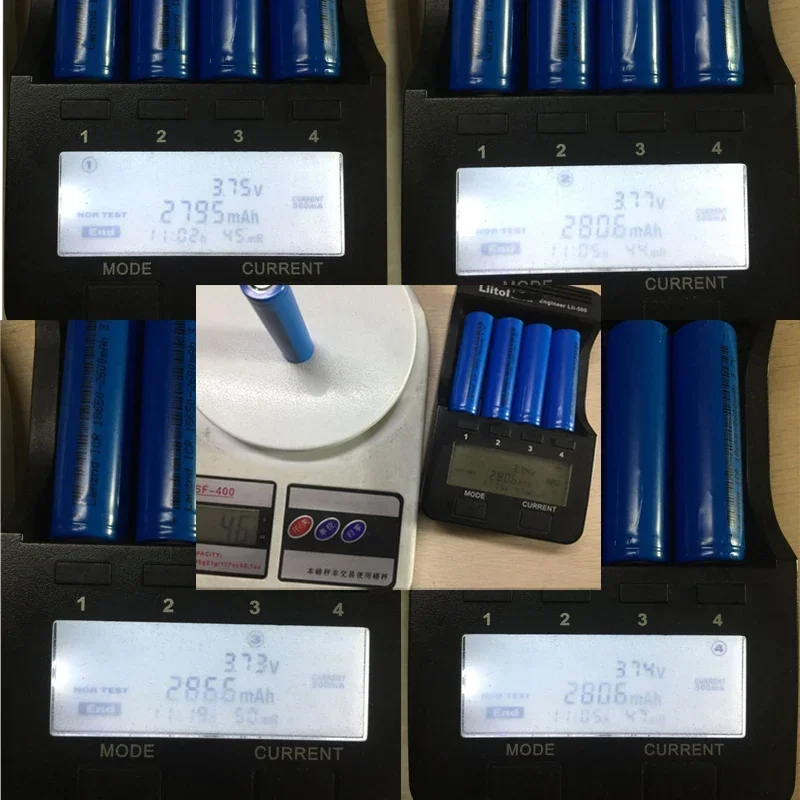 40PCS 18650 Rechargeable battery 18650 lithium 3.7V ICR18650 2600mAh Li lon Batteries Li-lon 26F Rechargeable 2023 NEW Battery