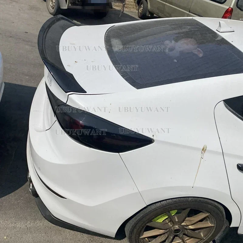 For Hyundai Elantra Spoiler 2017 2018 19 High Quality Carbon Fiber Spoiler Car Rear Wing Primer Color Rear Trunk Tail Fin Sports