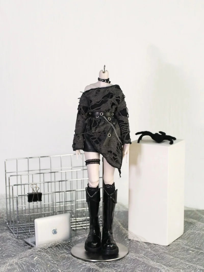 เสื้อผ้าตุ๊กตา bjd เหมาะสำหรับเสื้อเปิดไหล่ผ่าสูงขนาด 1-4, กางเกงหนัง และอุปกรณ์เสริมตุ๊กตา