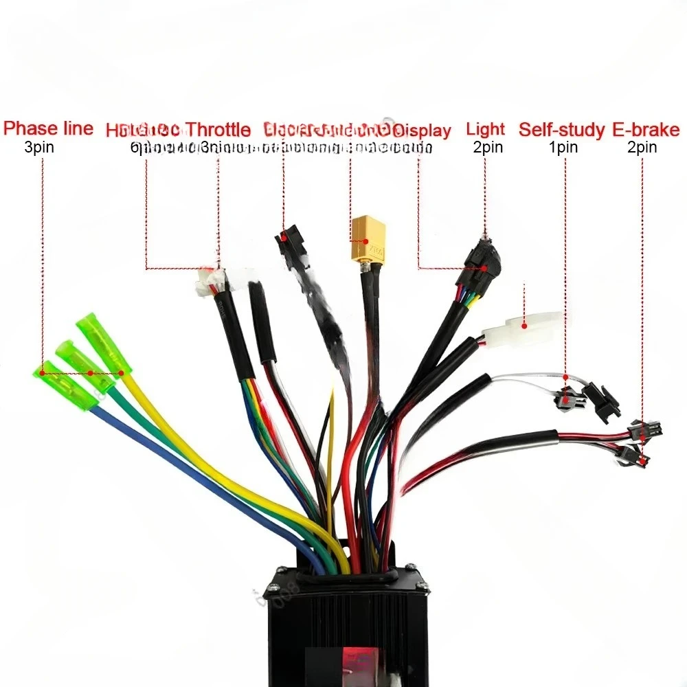 High-Quality Electric Bicycle Scooter LCD Liquid Crystal Meter & S866 26A Controller Ideal for Ordinary Battery-Powered Scooters