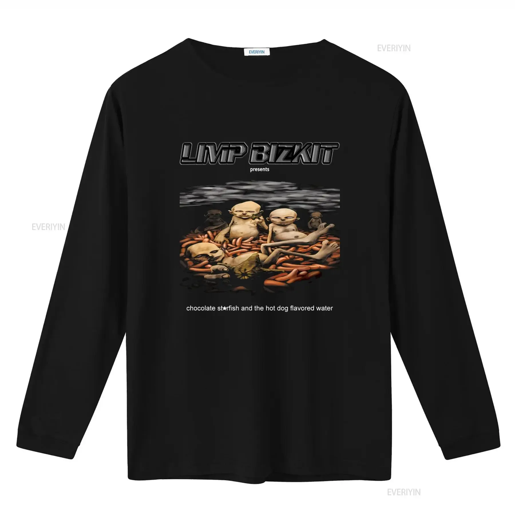 Limp Bizkit Chocolate Starfish And The Hot Dog Flavored Water T Shirt Vm7825 vintage Washed streetwear Stretched Stylish homme