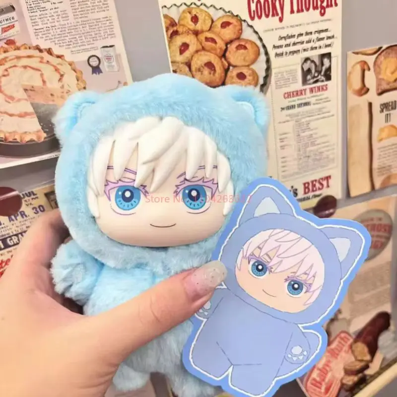 2025 Nuovo Genuino Eaki Jujutsu Kaisen Stagione 2 Cat Park Party Gojo Satoru Cieco Scatola Peluche Bambola Borsa Ciondolo Modello Regali Per Bambini Giocattoli