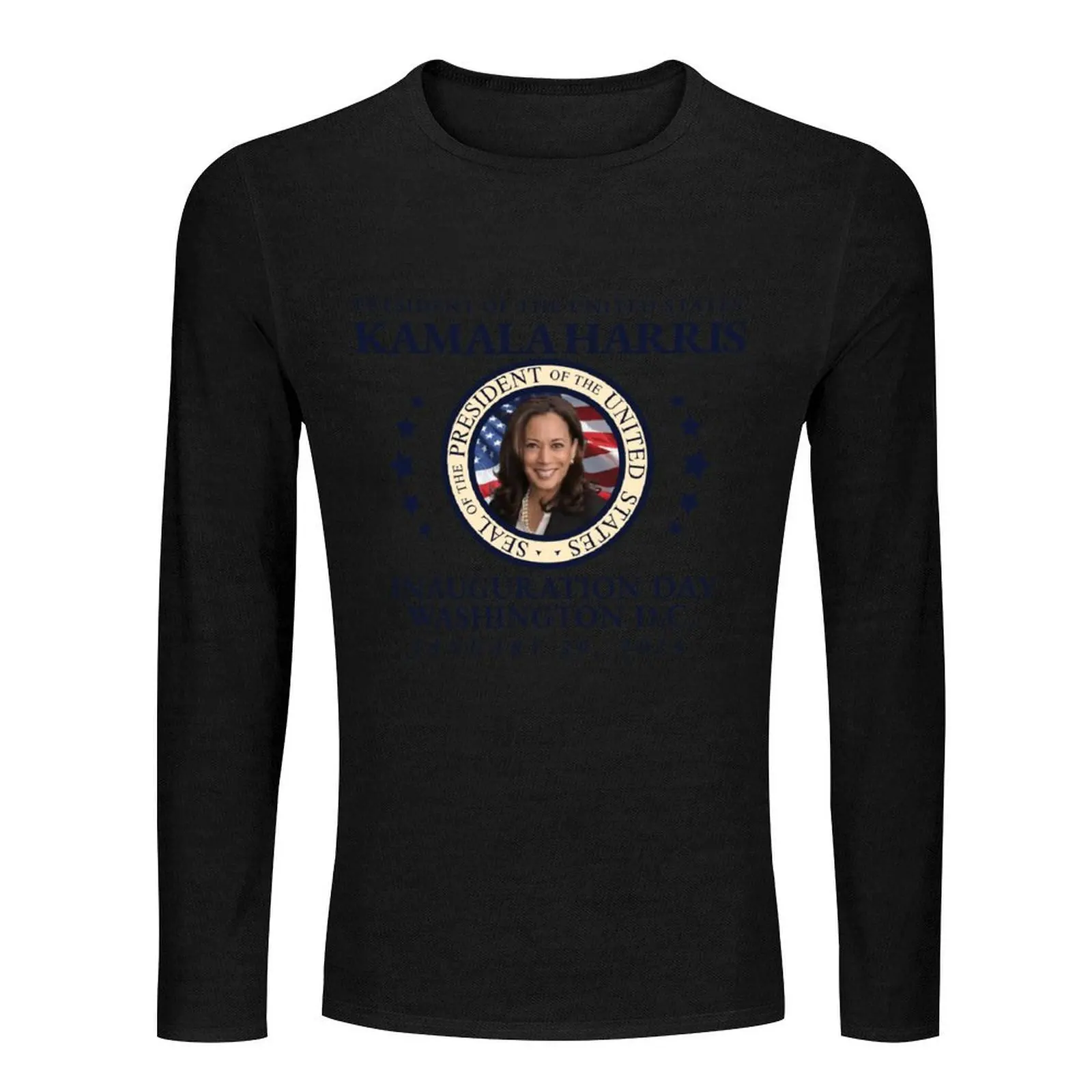 Kamala Harris Presidential Inauguration Day Commemorative Souvenir Long T-Shirt hippie clothes t shirts men