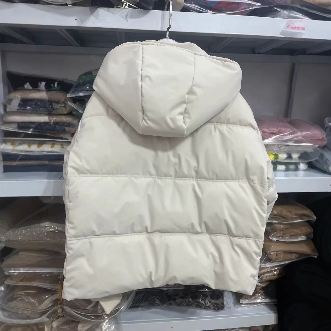 Chaud ort coton Jaet femmes à capuche couleur Pure polyvalent automne hiver nouveau Sle tricoté Thiened manteau d'hiver pour dames