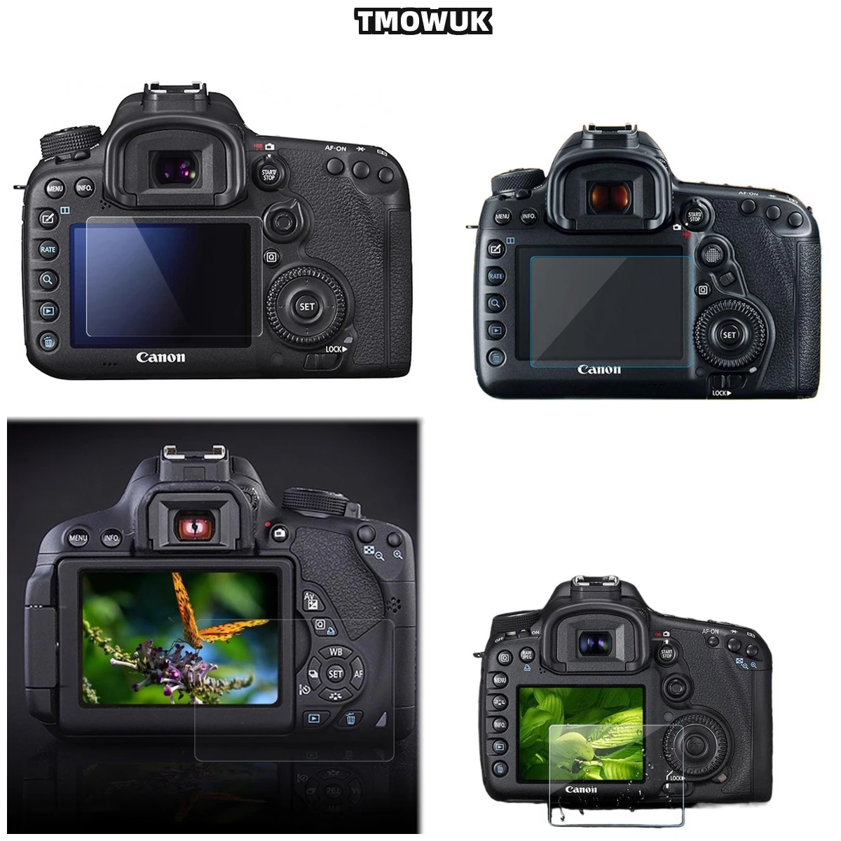 

For Canon 6D, Slim Profile Screen Protector, 9H Hardness, Offers Excellent Scratch Defense
