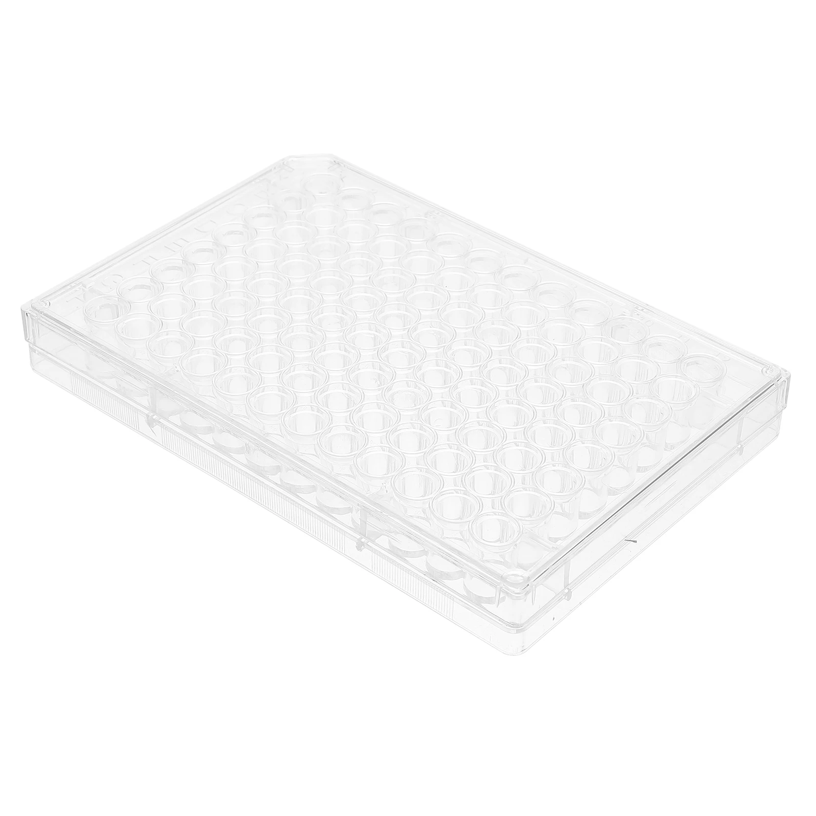 

96-well Culture Plate Tray for Lab Laboratory Cell Tissue Plates with Lid Dishes