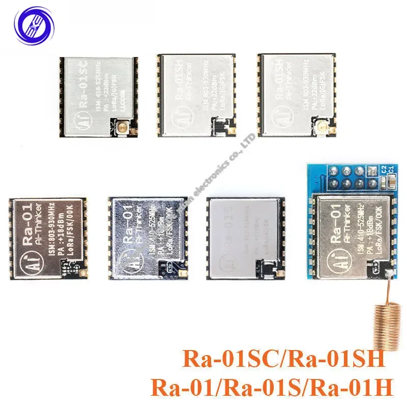 Ra-01 LoRa Wifi Wireless Transmit Module Ra-01SC Ra-01SH Ra-01S Ra-01H Lora Spread Spectrum Module 433MHZ 868MHZ SX1276 SPI/UART