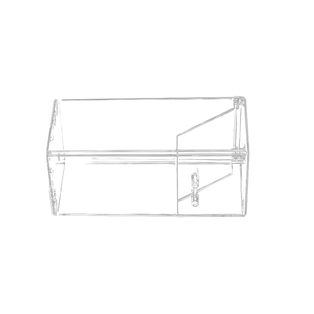 

Acrylic Makeup Brush Holder Transparent Storage Box Desktop Organizer Stand For Makeup Lipsticks Eyeliner Pencils