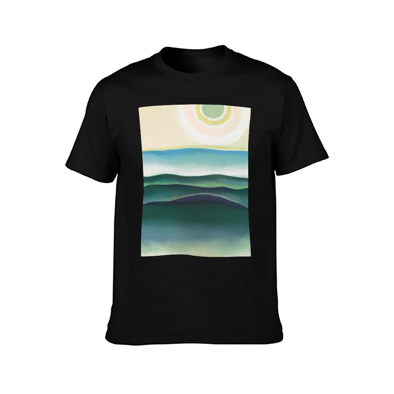 Georgia O'Keeffe Sun, Water, Maine T-Shirt t shirt men 100% cotton luxury brand T-Shirt