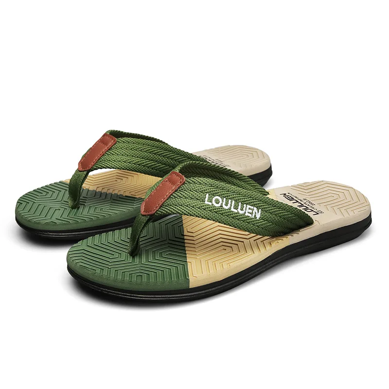 Sommer Männer Hausschuhe Flip-Flops Strand Mann Mode Atmungsaktive Casual Strand Männer Indoor Outdoor Flip-Flops Größe 39-44