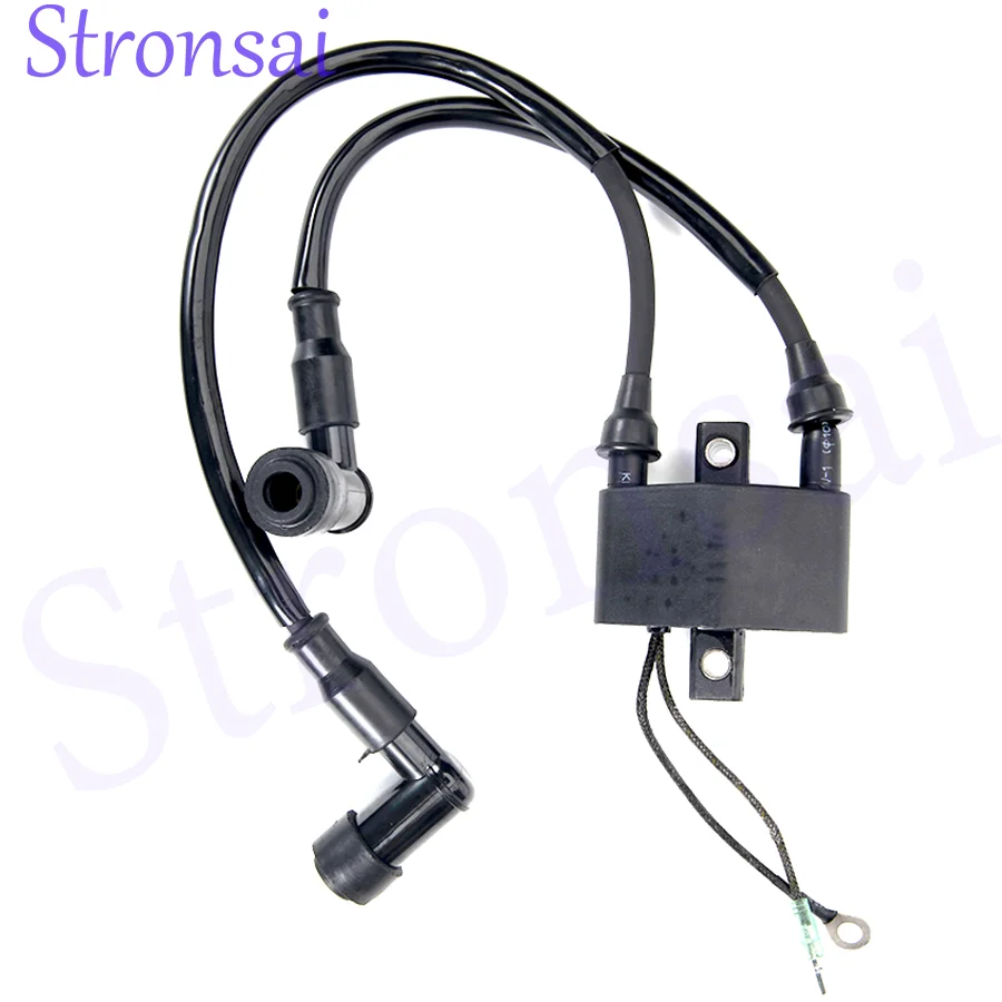 

3G2-06040 Ignition Coil For Tohatsu Mercury Engine 25 30HP 160643 with Plug Cap 8M0047311 Accessories Replaces Parts