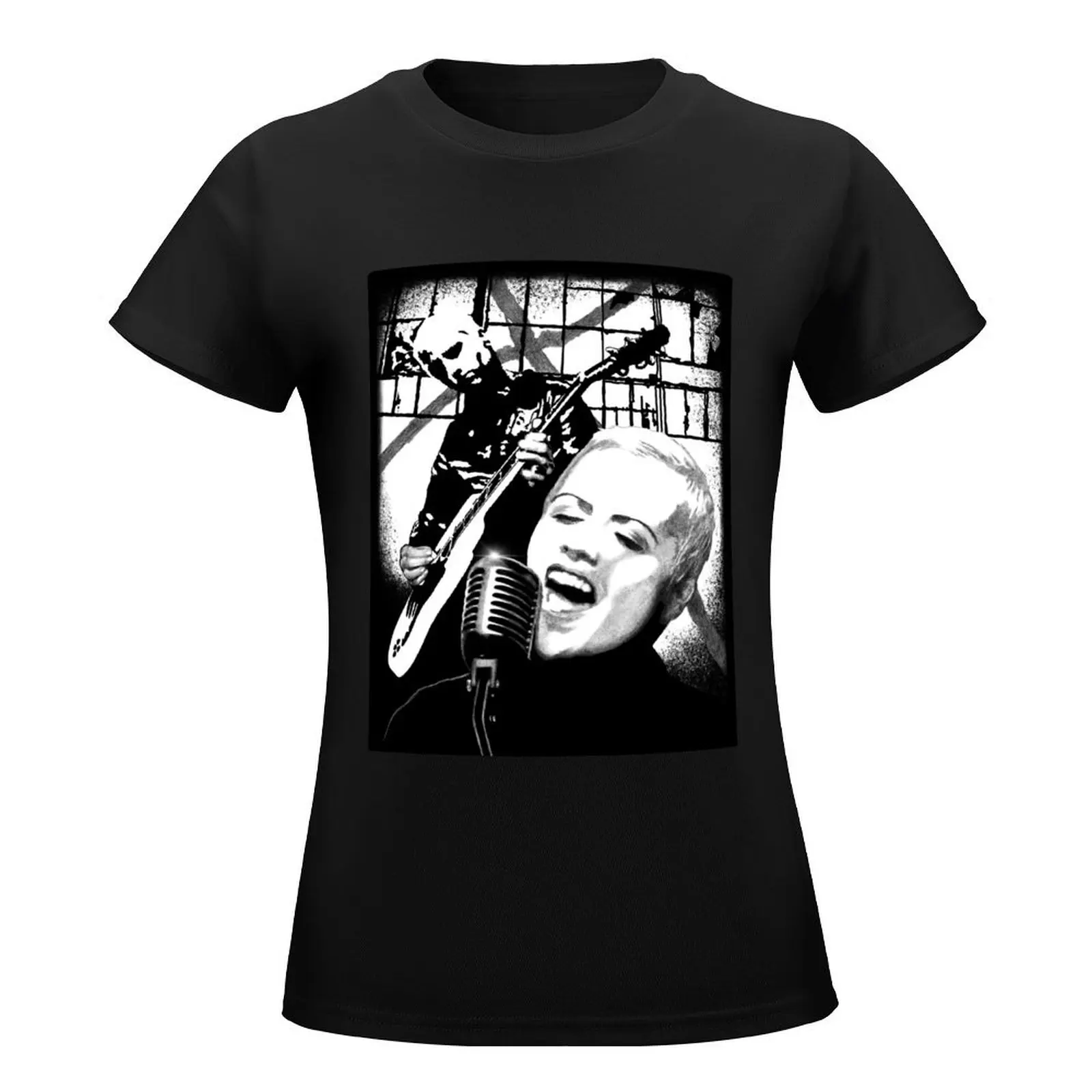 Dolores ORiordan Fan Art Montage T-Shirt cute tops oversized clothes for Women