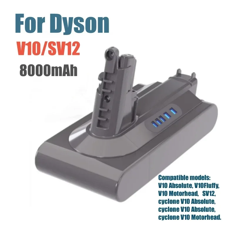 8000 mAh Batterie Für Dyson V6 V7 V8 V10 V11 Ersetzen Batterie DC58 DC59 DC61 DC62 DC72 DC74 SV11 SV10 SV12 SV14 SV15 Li ionen Batterie