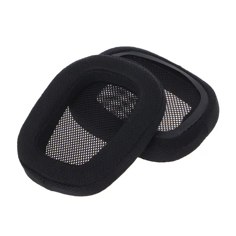 1 par de almofada de ouvido macia almofada de esponja capa de substituição de almofadas de espuma macia para fones de ouvido