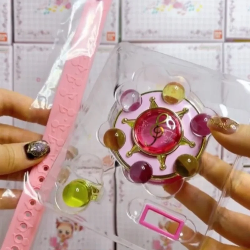 Bandai Ojamajo Doremi Parara Tap Sound Light Transformation Bracelet Anime Cosplay Prop For Kids Anime Fans Collectible Toy