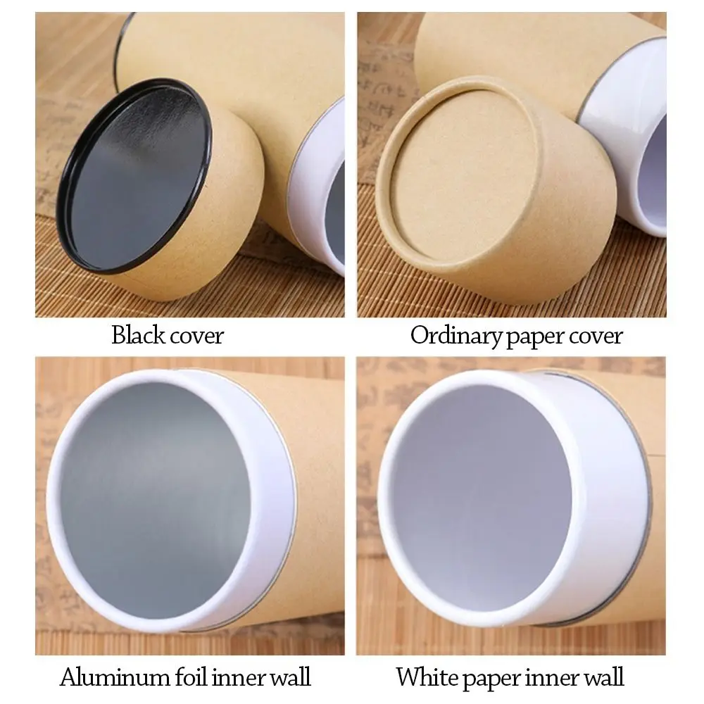 Accessories Multiple Sizes Packaging Boxes Kraft Paper Cardboard Round Tube Cylindrical Crafts Packing Bottles for Women Girls