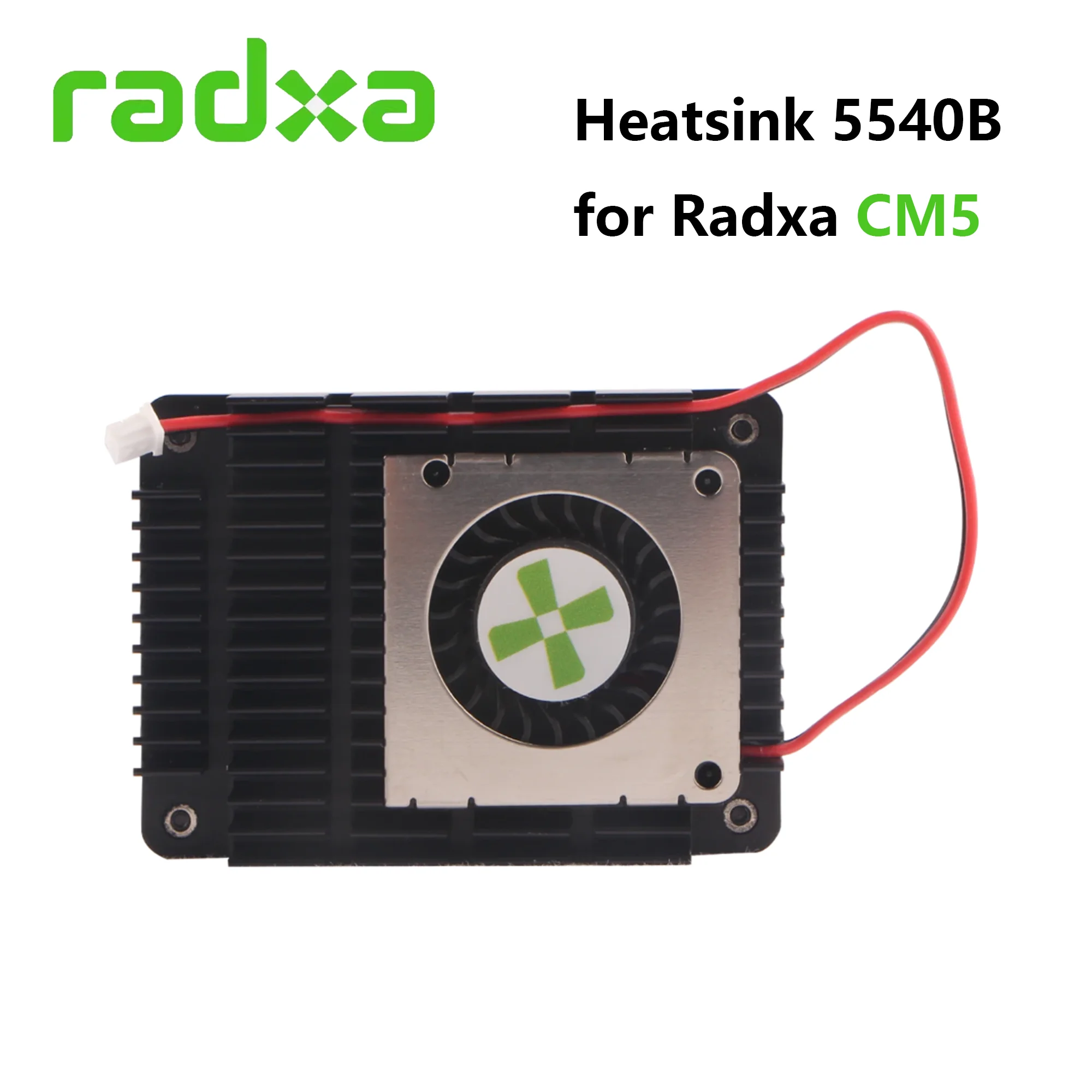 Radxa Heatsink 5540B Compatible with Radxa CM3 / CM5 Compute Module Aluminum Heatsink 2-Pin 1.25mm Pitch Connector