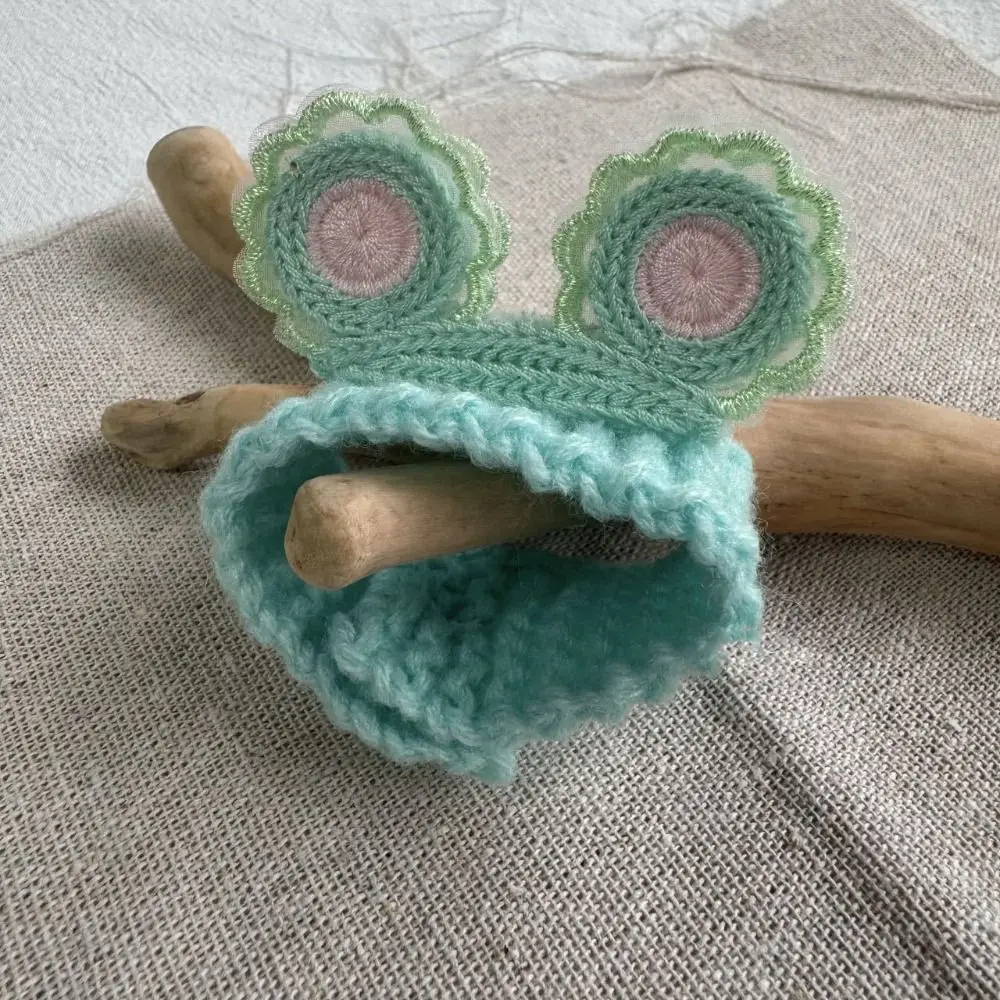 Nova moda chapéu de malha doce cor bonito casual wear chapéu mini animal boneca chapéu para 10 15 15cm algodão bonecas