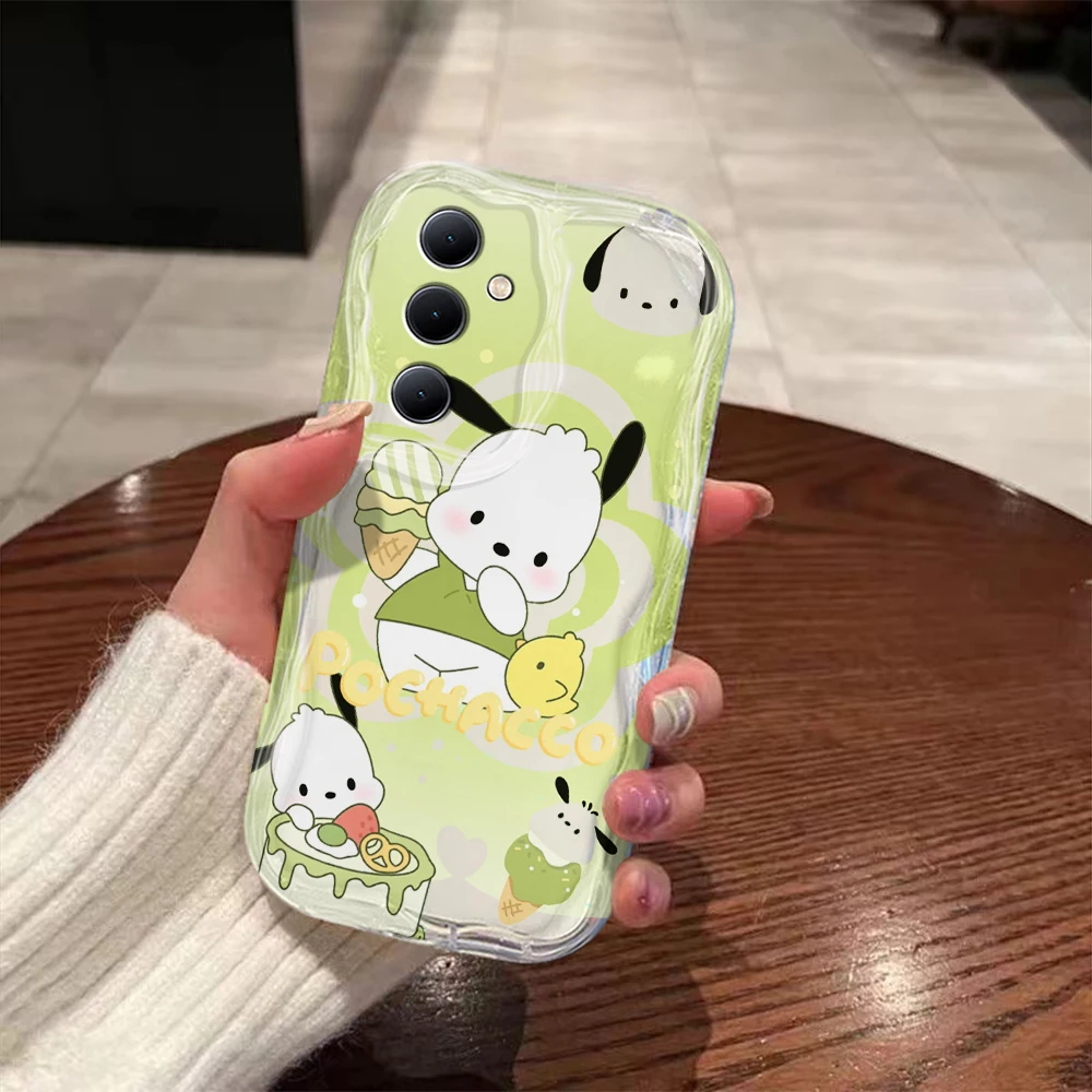 Cartoon cinnamons kuromis 3D Wave Case For Samsung A73 A72 A71 A55 A54 A53 A35 A34 A33 A25 A24 A23 A15 A14 A13 A05 4G 5G Cover