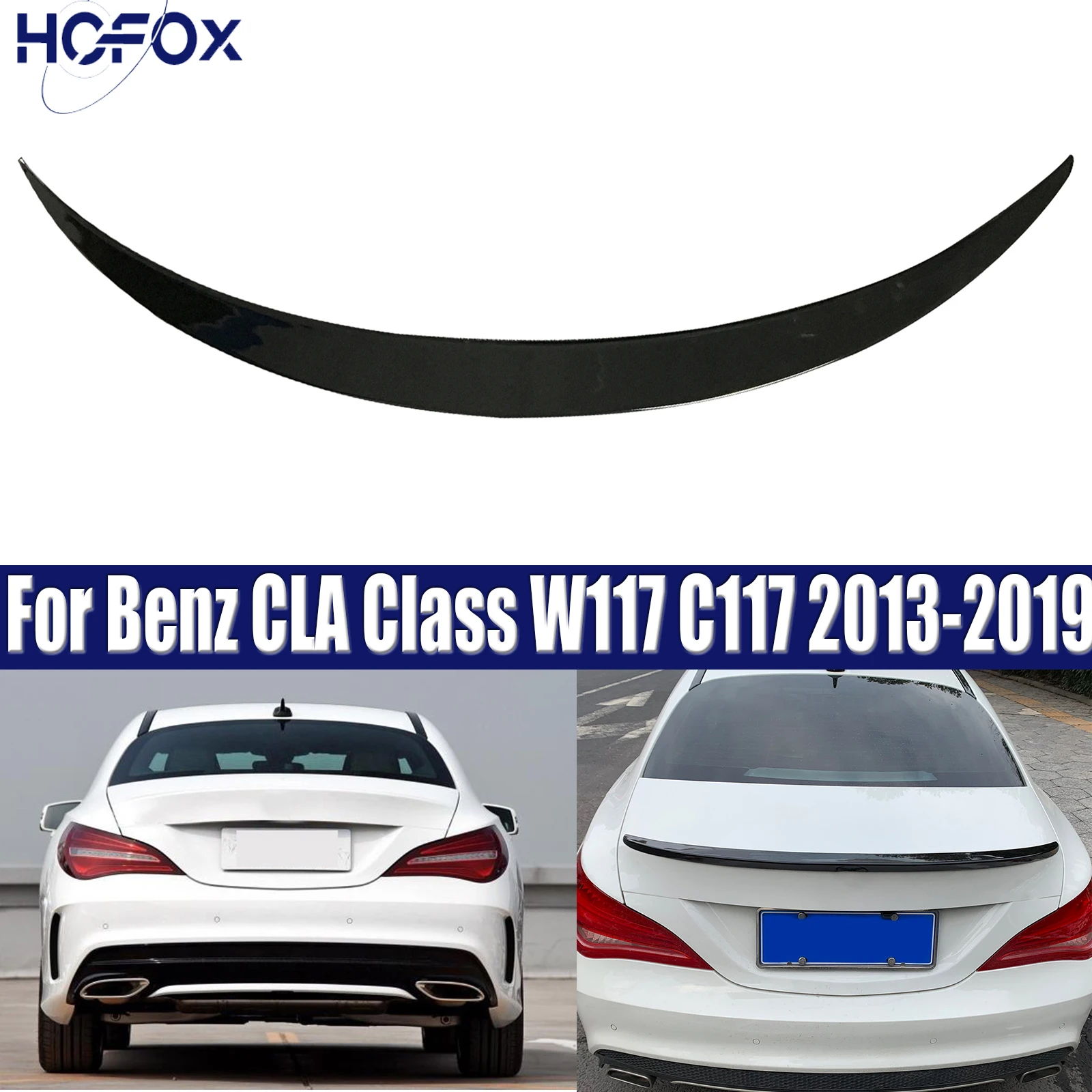 

Для Mercedes Benz CLA Class W117 C117 2013-2019 глянцевое черное автомобильное заднее крыло