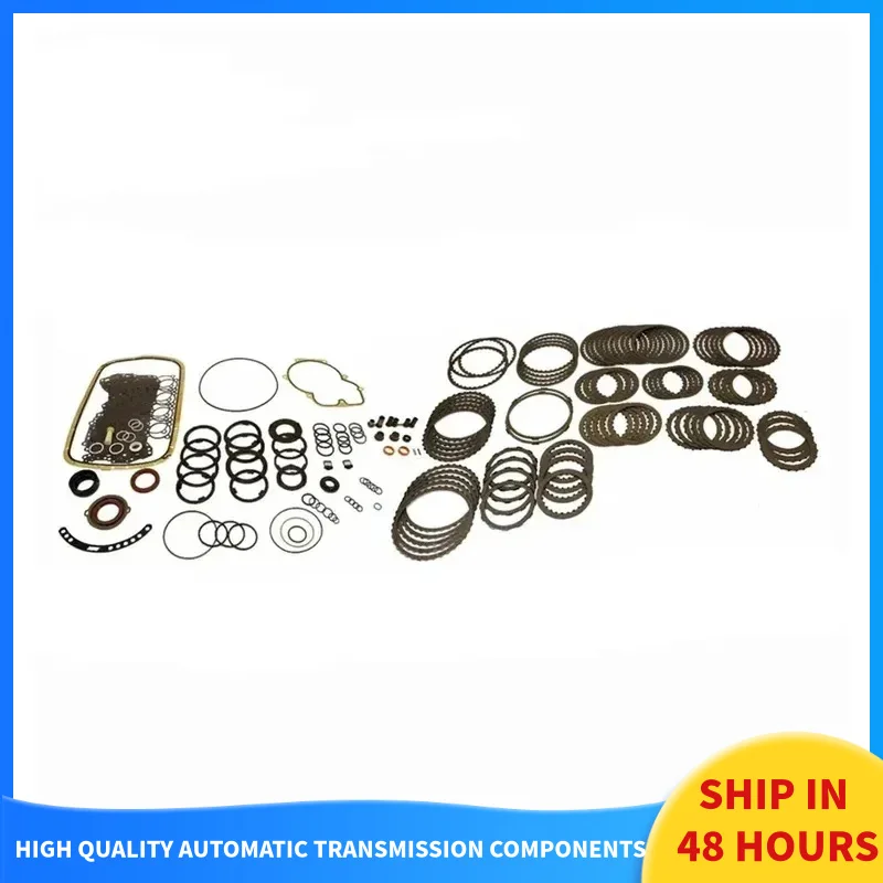 

Новый 1 комплект 5L40E 5L50E комплект прокладок для капитального ремонта трансмиссии, фрикционные пластины, стальной комплект, костюм для BMW 3 серии CADILLAC BMW X5