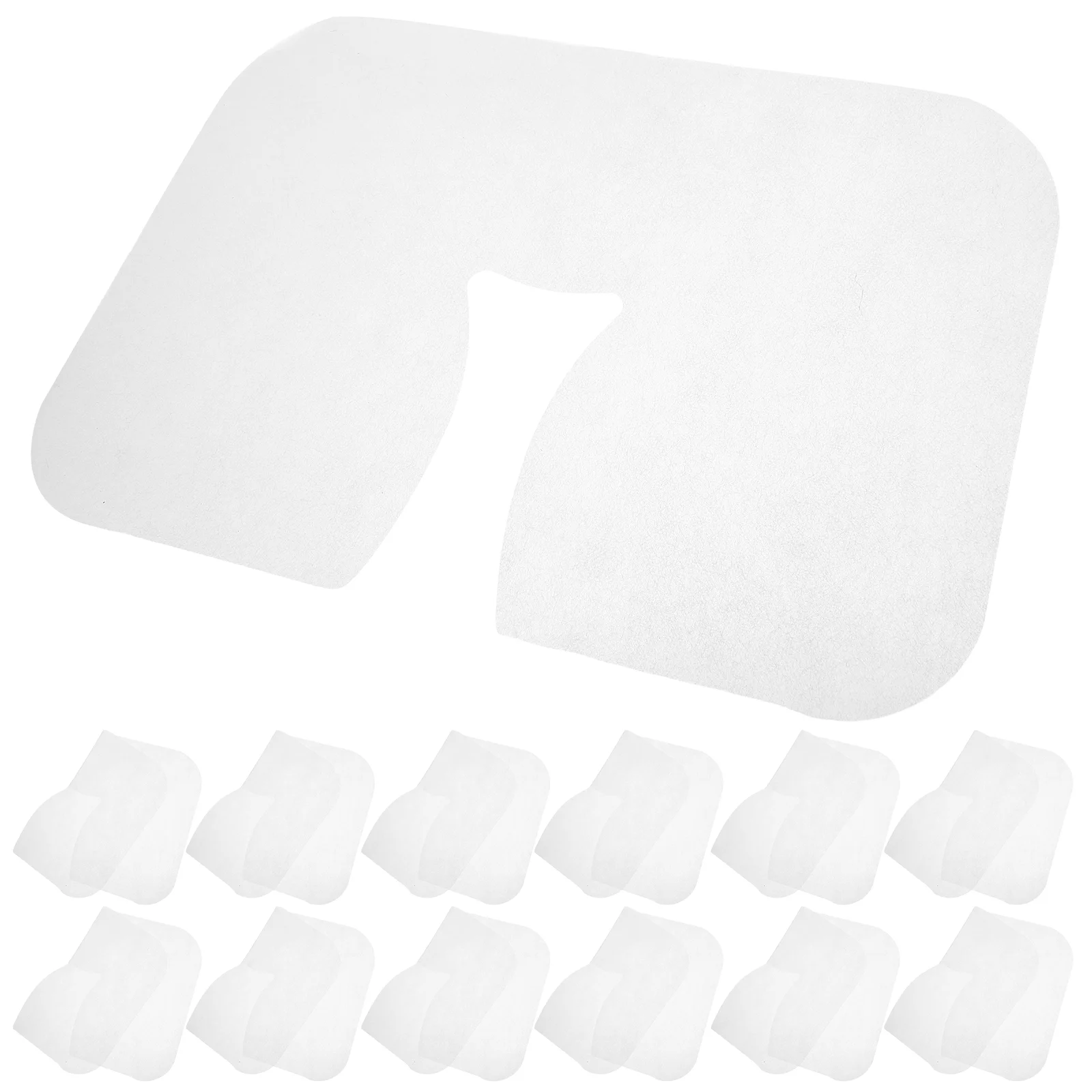 

100 Pcs Bed Comforter Massage Sheets Chair Cover Outdoor Pillow Table Legs Spa Portable Warmer Pads White Head Rest