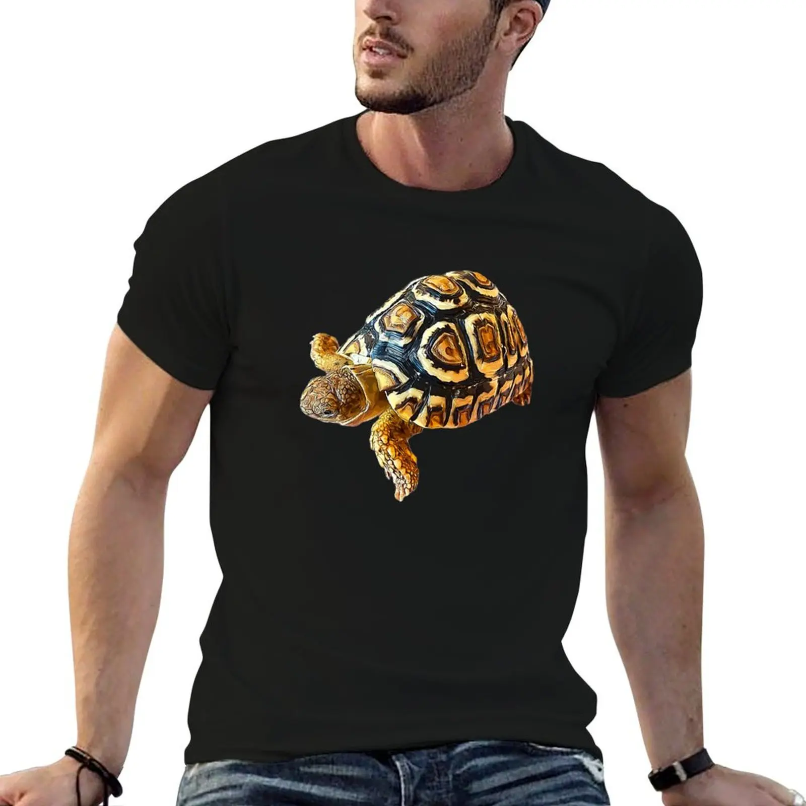 Tortoise Stunning Reptile T-Shirt Quick Dry Training Short Sleeve Tee