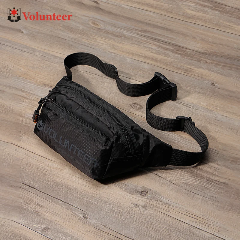 Volunteer Waist Bags for Men 2023 New Fashion Waterproof Versatile Vintage Phone High Quality Commuter Crossbody Bags 1802-17