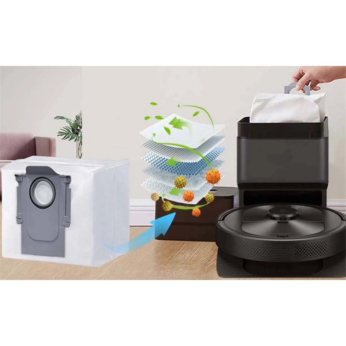 Набор запасных частей для Roborock S7 Maxv Ultra/S7 Pro Ultra/S7 MAXV Plus /G10S PRO