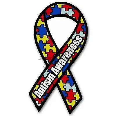 Autism Awareness Care Autism Color Jigsaw Creative Sticker for Decorate Car Bicycle Helmet Window Wall Decal view 3